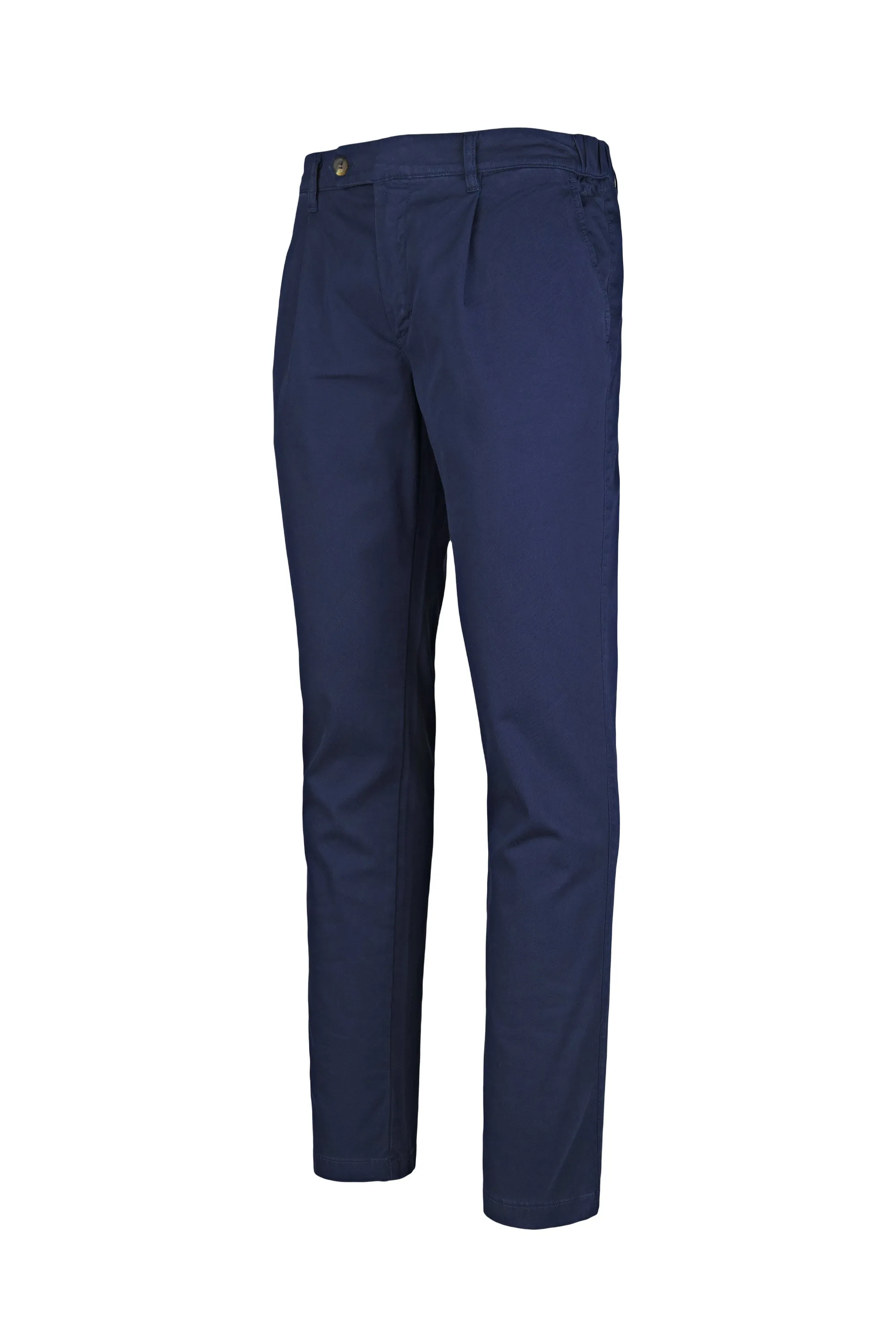 Twill Stretch Cotton Trousers