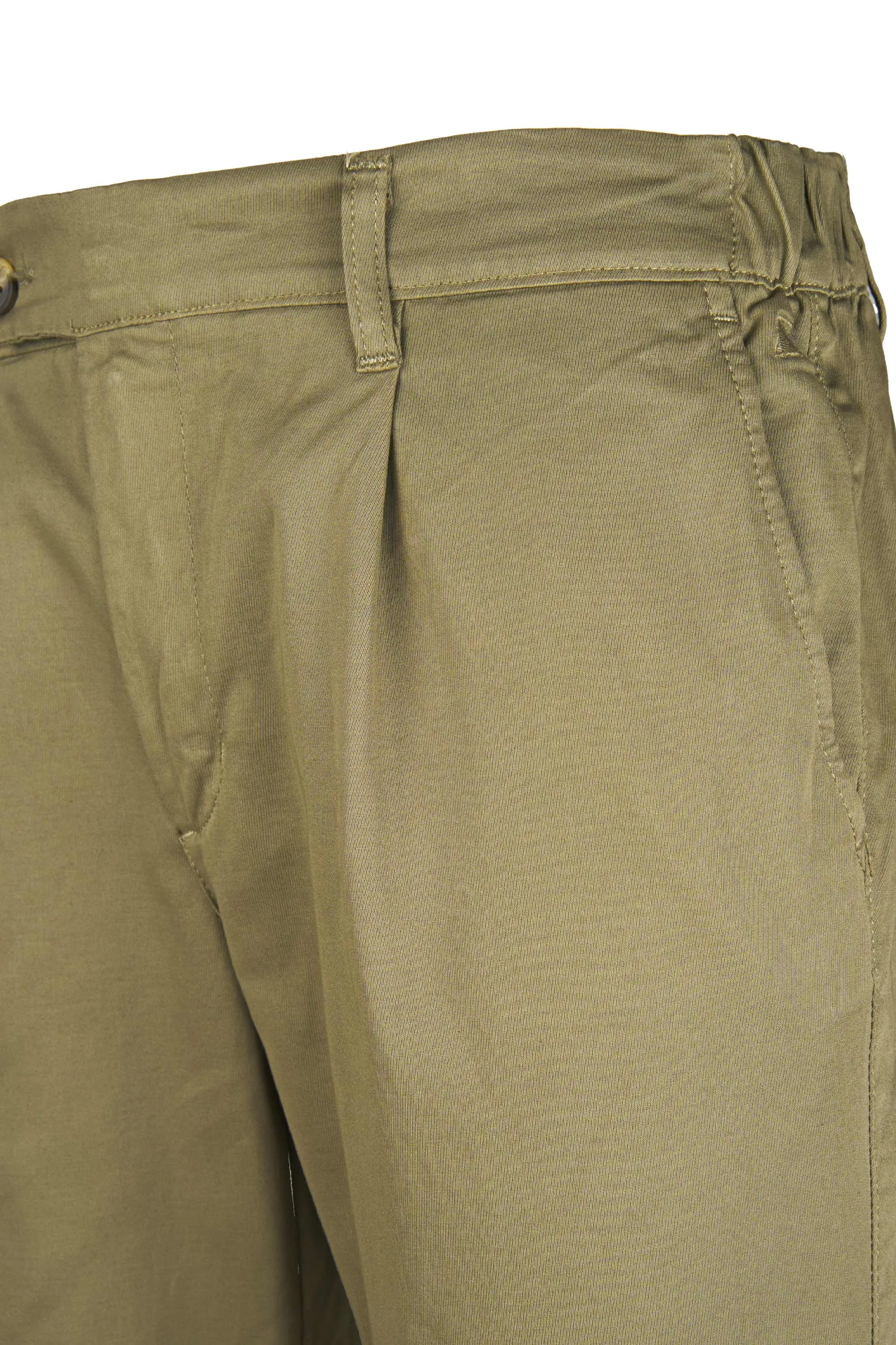 Twill Stretch Cotton Trousers