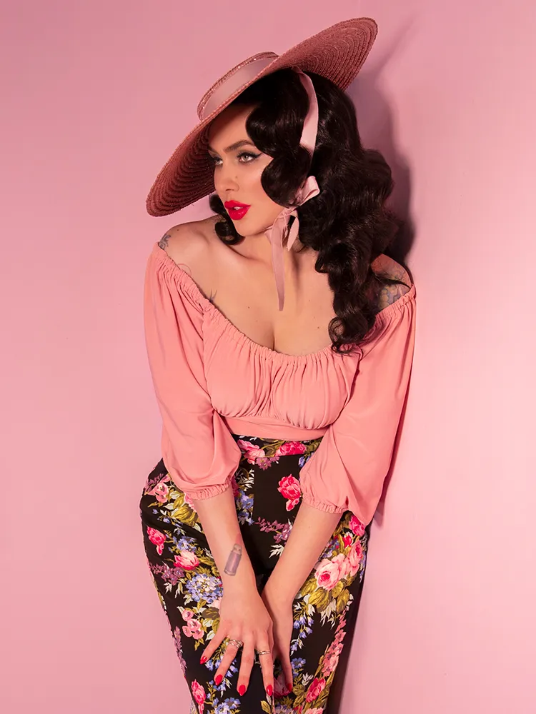 Vacation Blouse in Blush Pink - Vixen by Micheline Pitt