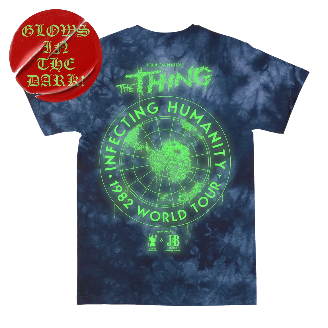 VBERKVLT "The Thing" Crystal Wash Navy T-Shirt