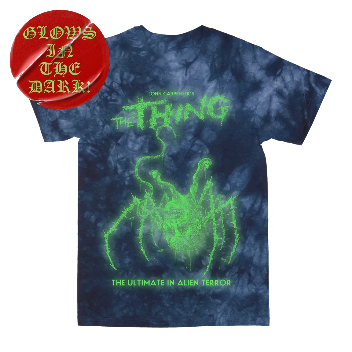 VBERKVLT "The Thing" Crystal Wash Navy T-Shirt