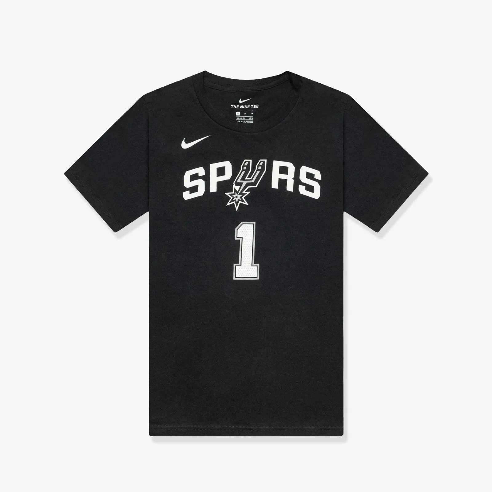 Victor Wembanyama Name & Number NBA Youth T-Shirt - Black