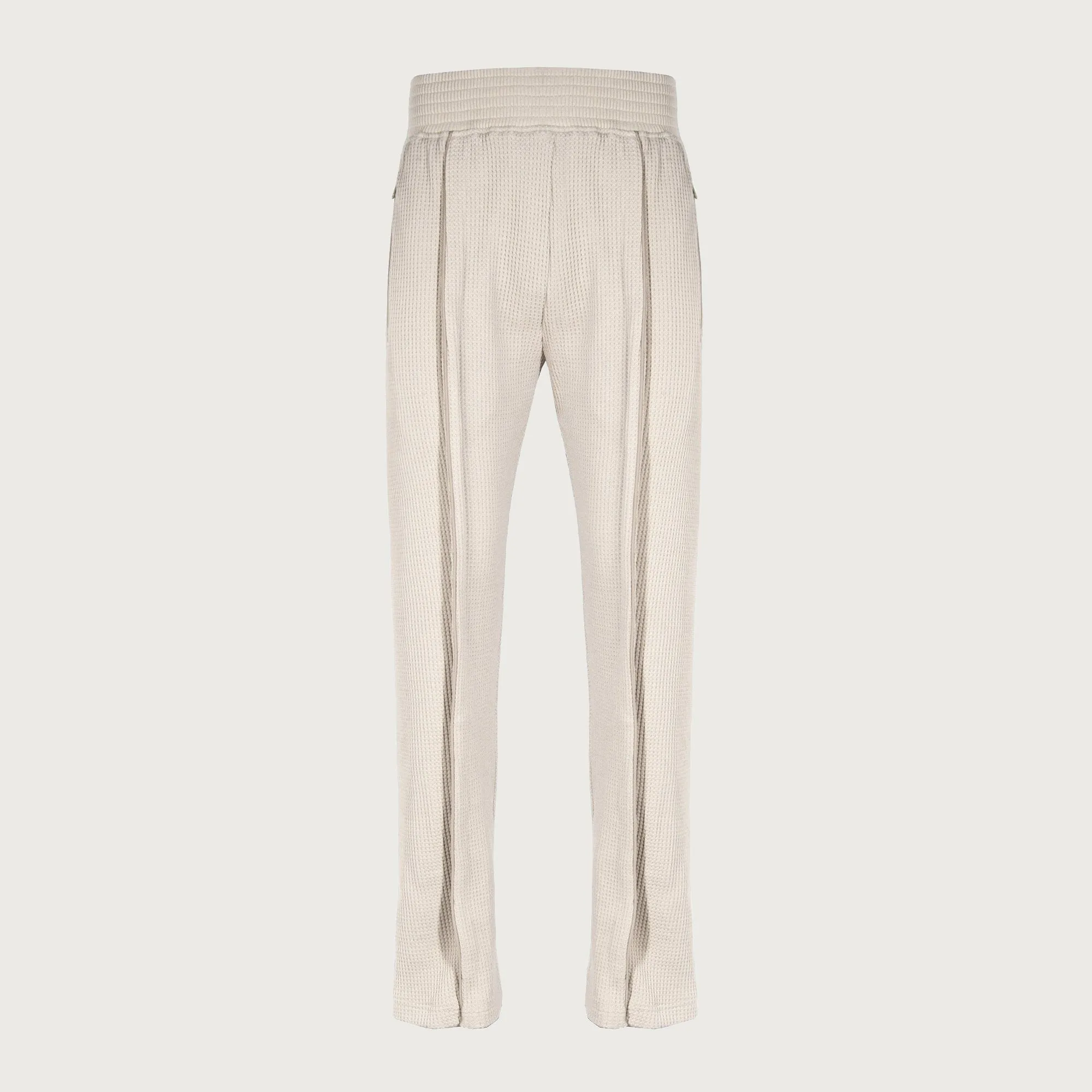 Waffle Creased Pants Khaki