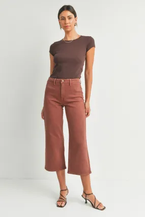 WALNUT TROUSER WIDE LEG