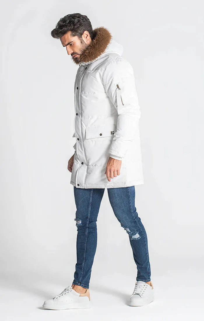 White Id Coat