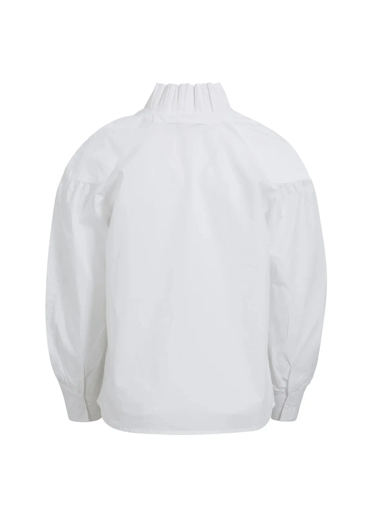 White Shirt with Ruffles