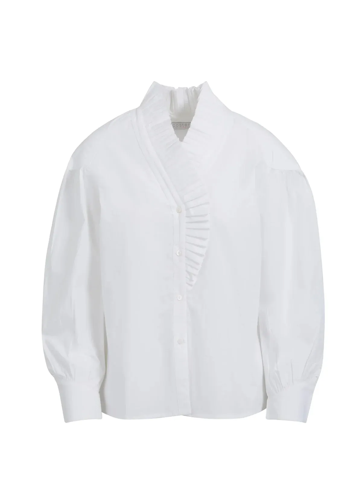 White Shirt with Ruffles