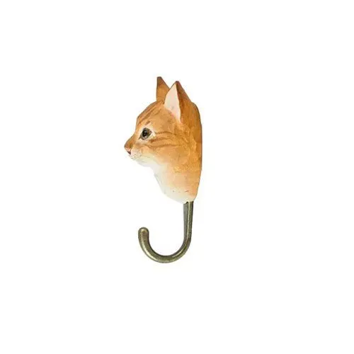 Wooden Cat Hook