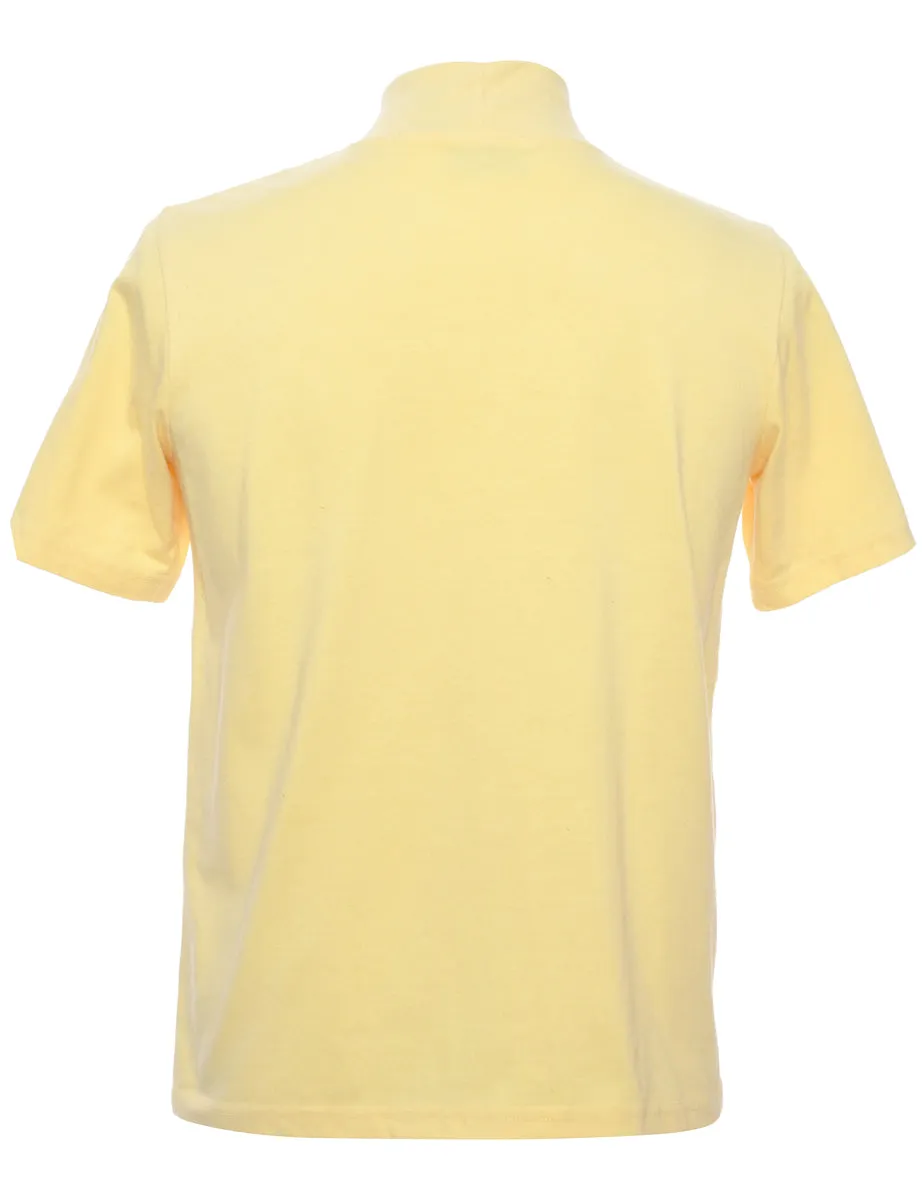 Yellow Plain T-shirt - S