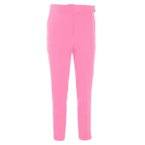 Yes Zee Pink Polyester Women Trouser