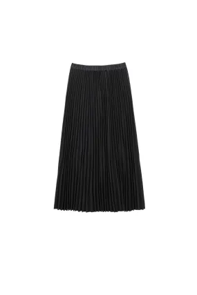 ‘Zoe’  Mid-Length Pleated Skirt