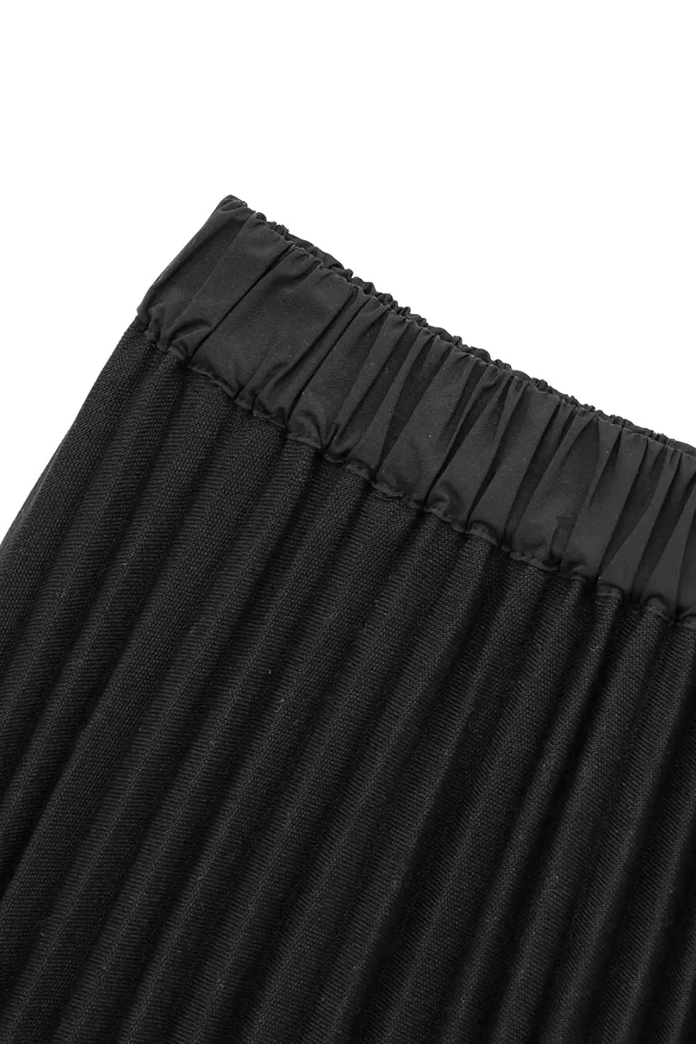 ‘Zoe’  Mid-Length Pleated Skirt